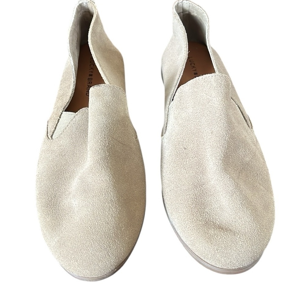 Lucky Brand Charsa 2 Slip-on Loafers Beige Size 8
